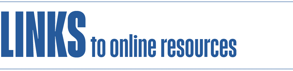 Links to online resources